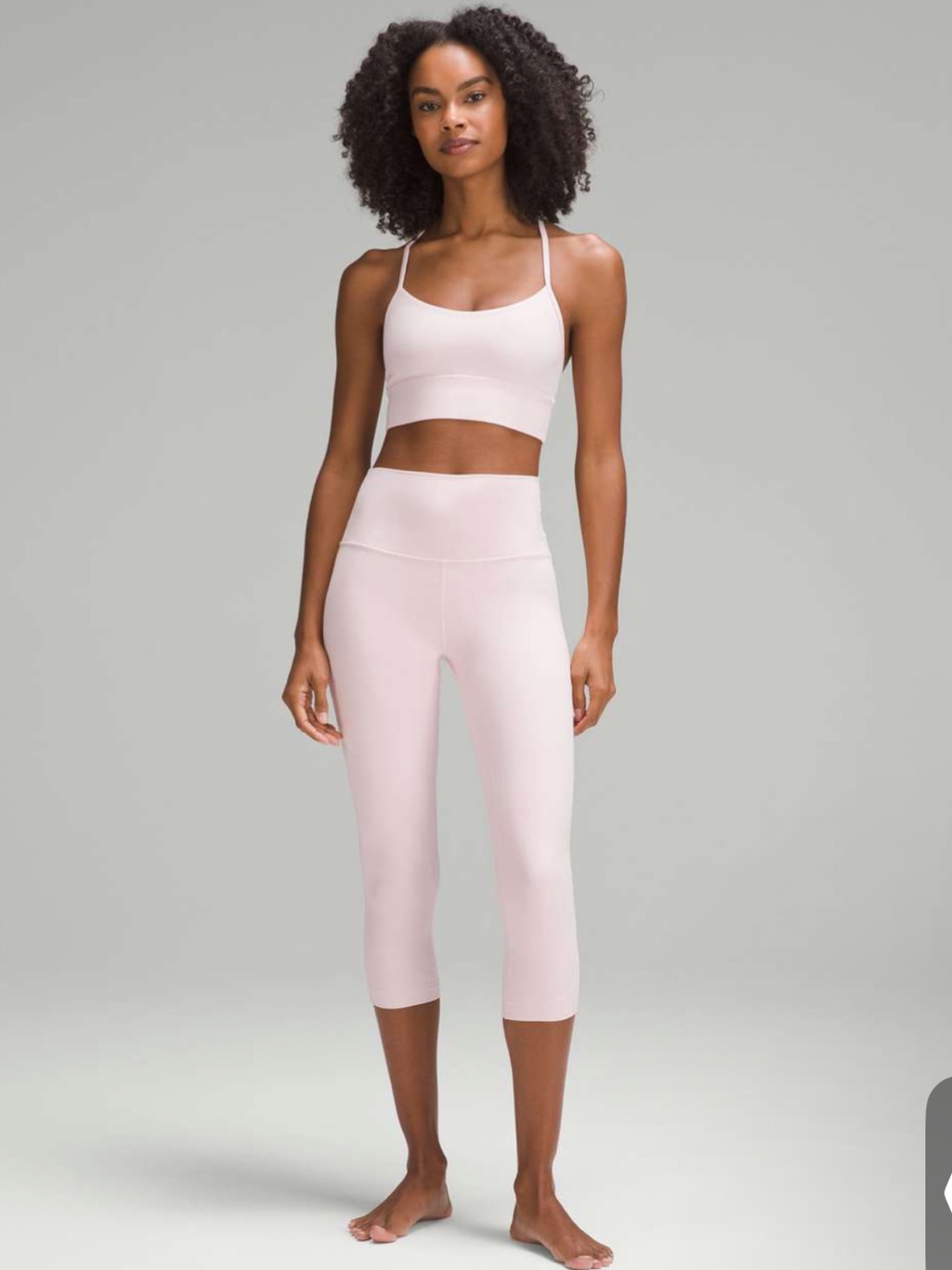 Nwt Lululemon Align High Rise Crop 21” Flush Pink Leggings Size 12
